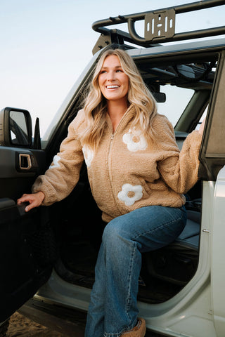 TEDDY BEAR jacket - flower & softness