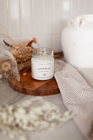 BOUGIE - COTON BLANC