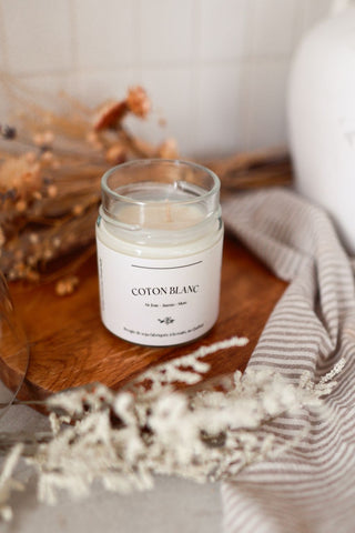 BOUGIE - COTON BLANC