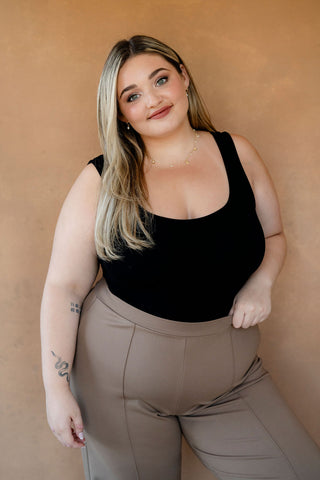 Camisole en bambou - noir