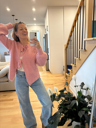 DENISE cardigan - ballerina pink