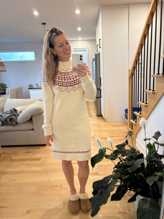 GÉRALDINE dress - pink snow