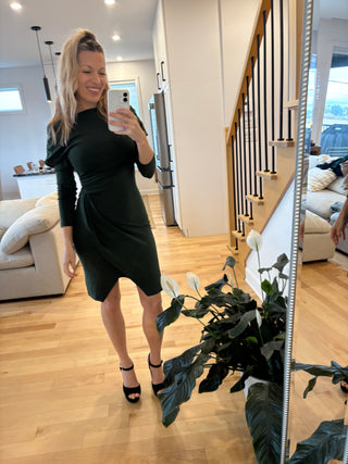 JESSICA dress - deep green