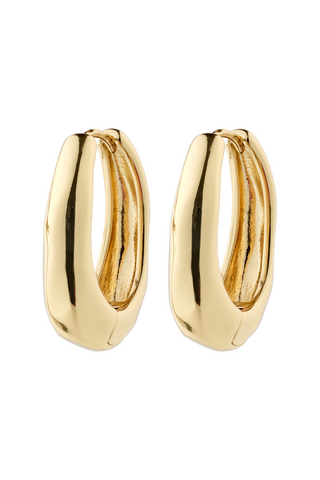 ASHER - Recycled oval earrings