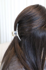 Hair clip - pearl