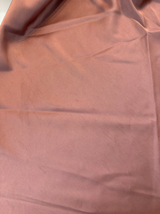 LÉGERS DÉFAUTS - Silky satin skirt (with elastic waistband) - rose dust