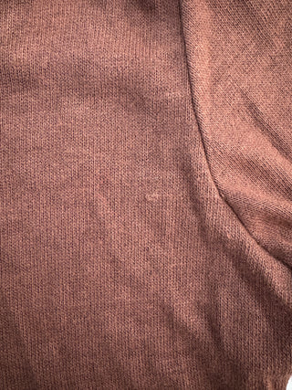 LÉGERS DÉFAUTS - Light ruffled cardigan - chocolate