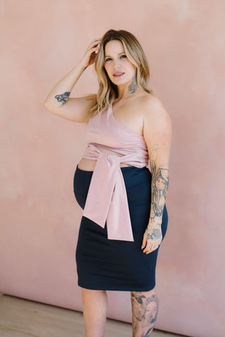 LDP - Classic tight skirt - navy