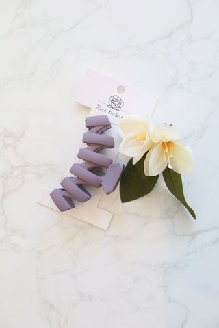 Hair clip - lavender