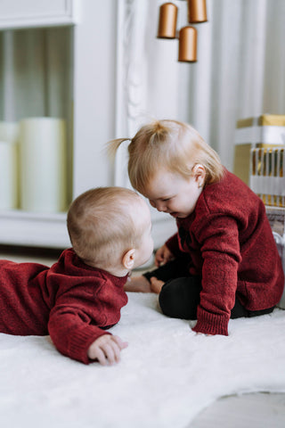 ROSE & LÉO - Loop sweater - black cherry