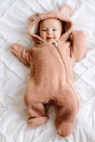 ROSE & LÉO - Sherpa jumpsuit - old rose