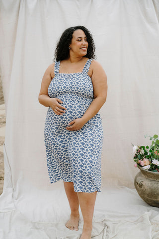 Robe MALIBU 2.0 - bleu antique