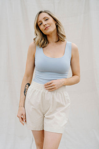 Camisole en bambou - bleu ciel
