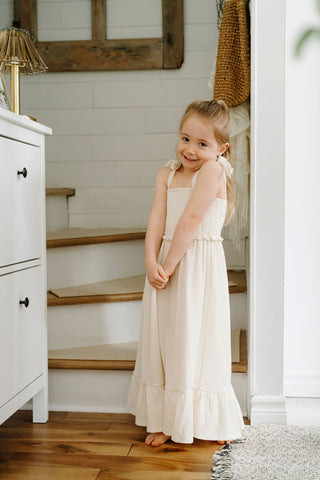 ROSE & LÉO - Robe mini LARISSA - ivoire doux