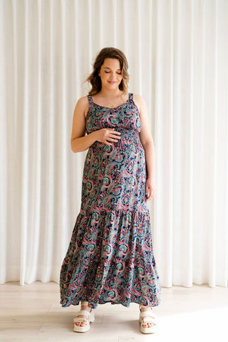 ASTRID maxi dress - tropical coral