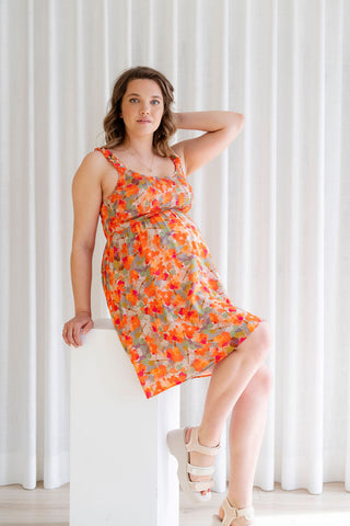 ROSA dress - orange sensation