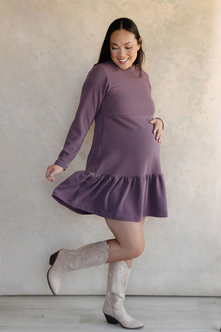 MARILYN dress - grape