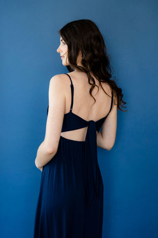 ADÉLAÏDE long dress - navy