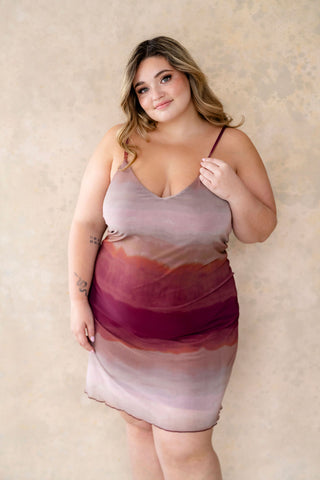 AMSTERDAM dress - gradient red
