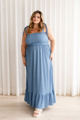 LARISSA 2.0 dress - Caribbean blue