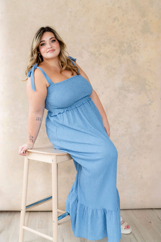 LARISSA 2.0 dress - Caribbean blue