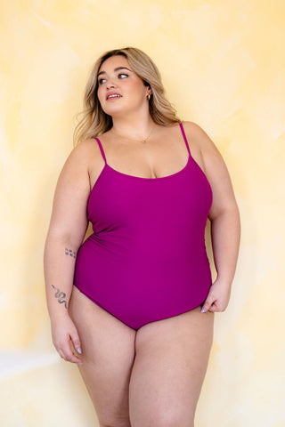 One-piece swimsuit - magenta