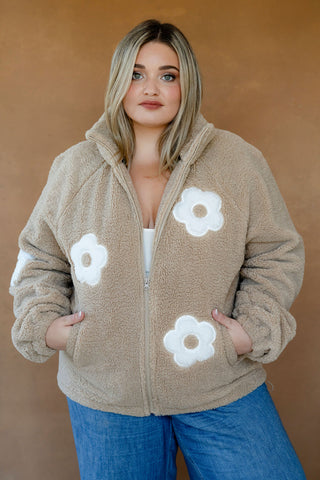 TEDDY BEAR jacket - flower & softness