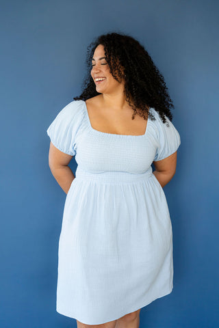 JASMINA dress - baby blue