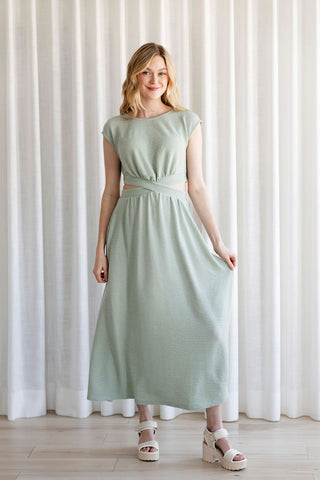 JULIET maxi dress - California green