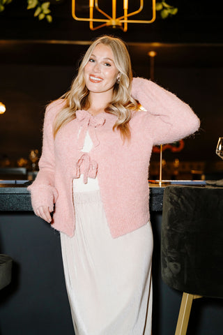 DENISE cardigan - ballerina pink