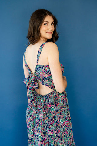 ASTRID maxi dress - tropical coral
