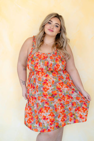 ROSA dress - orange sensation