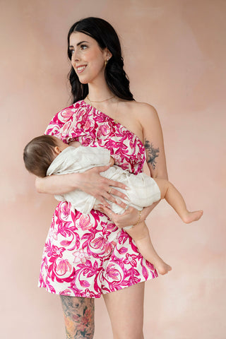 LDP - Knotted one piece - fuchsia