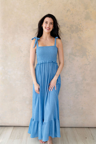 LARISSA 2.0 dress - Caribbean blue