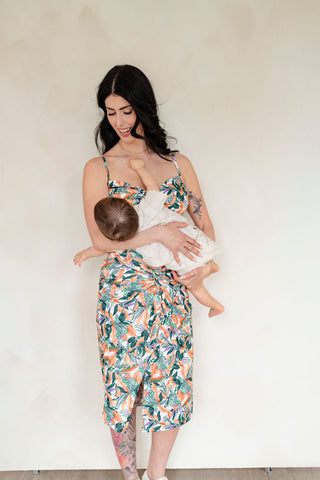 LDP - Floral camisole (2 IN 1) - savannah