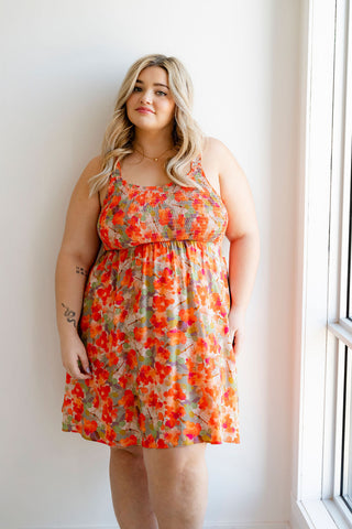 ROSA dress - orange sensation