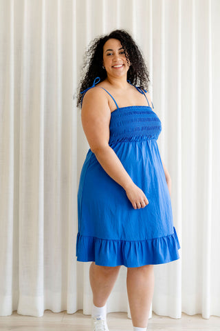 ELIZA dress - royal blue