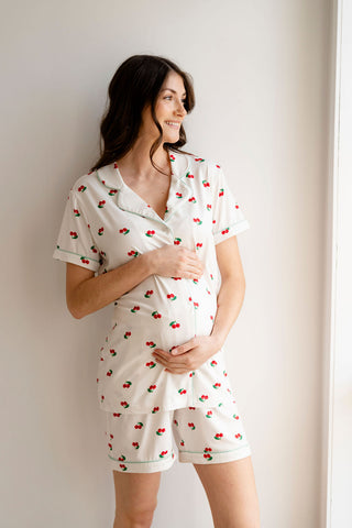 2-piece pyjamas - cherry