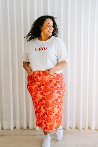 CIAO oversized T-shirt - white