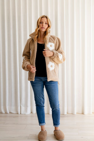 TEDDY BEAR jacket - flower & softness