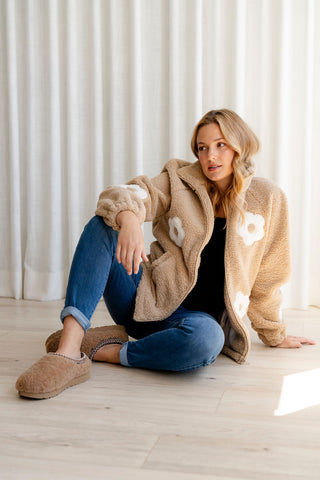 TEDDY BEAR jacket - flower & softness