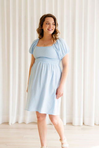 JASMINA dress - baby blue
