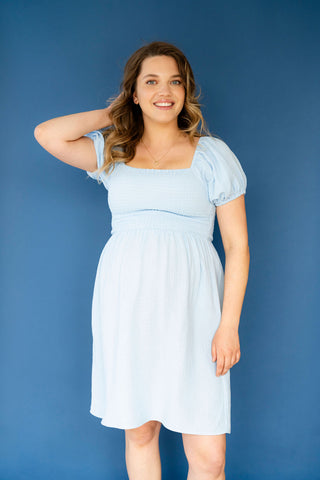 JASMINA dress - baby blue