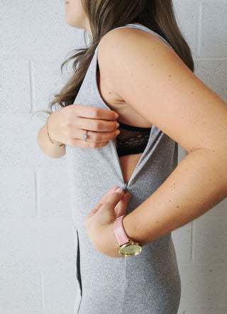 BETTY dress - grey mix