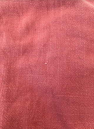 SLIGHT FAULTS - linen ROMPER - brick red