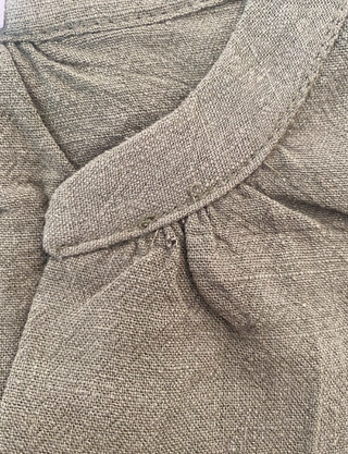 SLIGHT BADS - Linen ROMPER - khaki