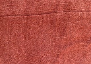 SLIGHT FAULTS - linen ROMPER - brick red