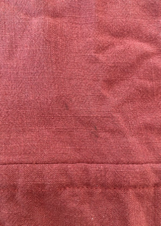 SLIGHT FAULTS - linen ROMPER - brick red