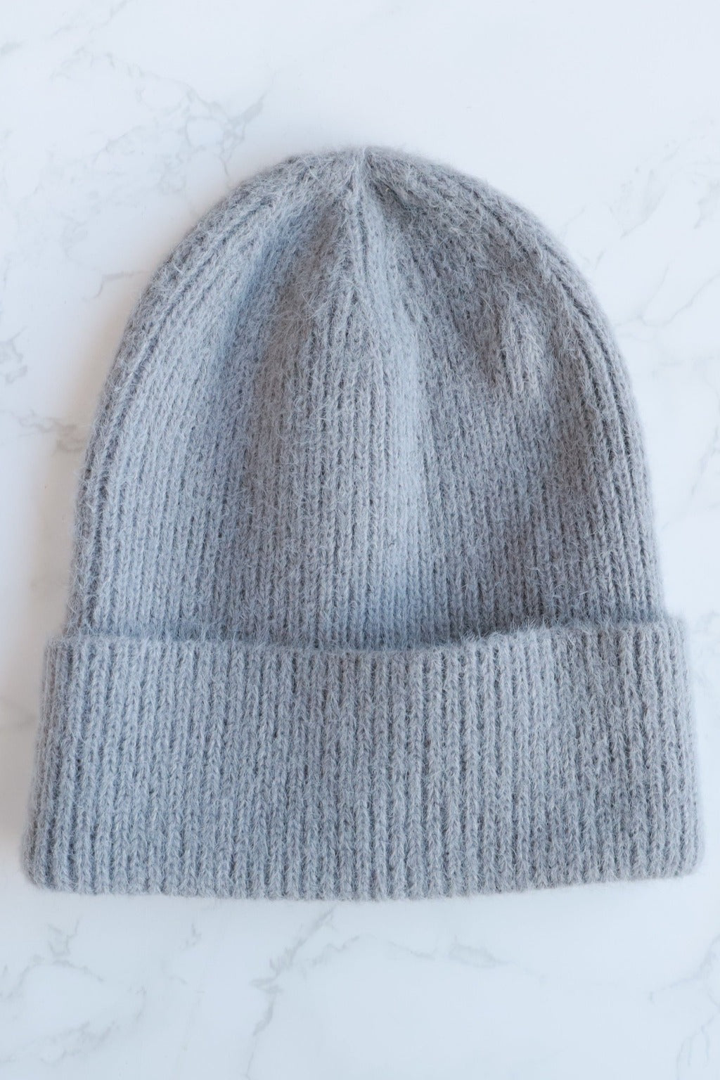 Light grey beanie hat best sale