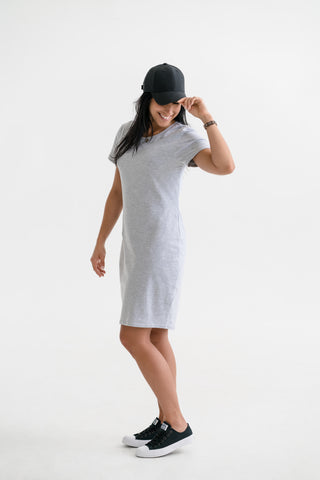 INTRIGUE dress - grey mix